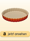 Le Creuset Steinzeug Tarte-Form 28 cm