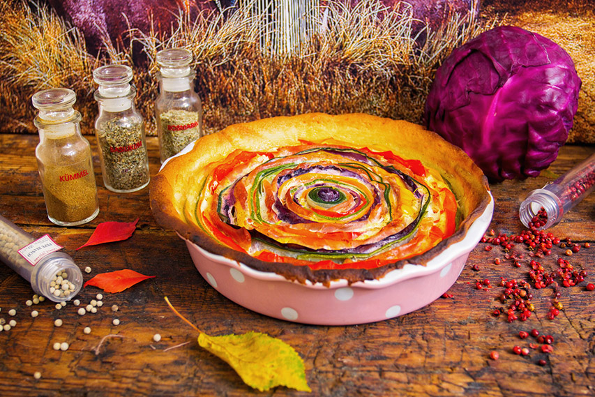 15 Bunte Gemüse-Quiche