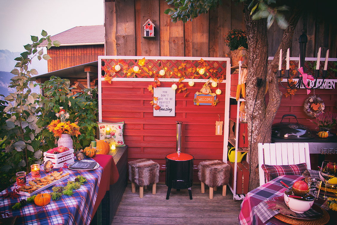 14 skandi styl landleben herbst garten fest gartenparty eintopfofen kessel