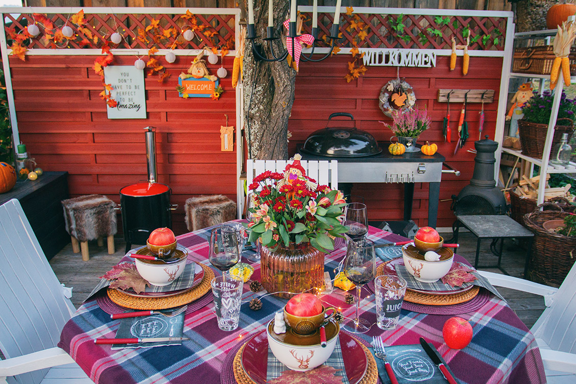 36 tischdeko herbst tischdekoration outdoor draußen kochen eintopfofen lucinacucina