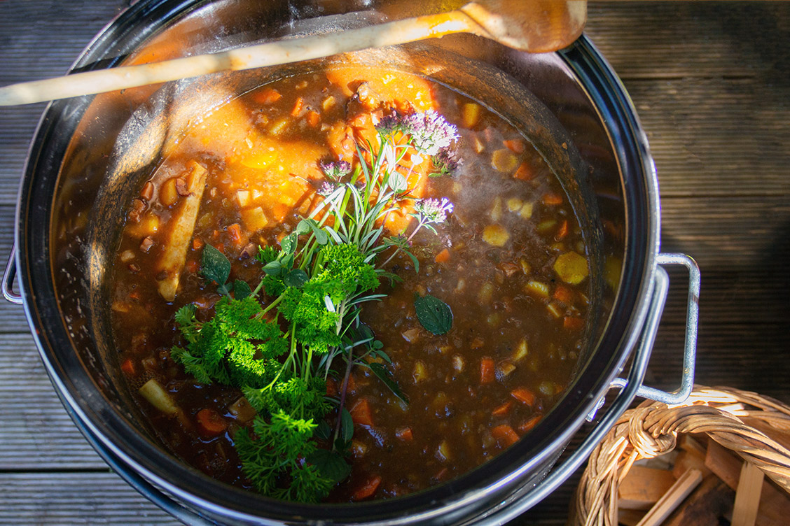 8 Kessel rezept eintopfofen draußen kochen herbst rezept landleben krauter