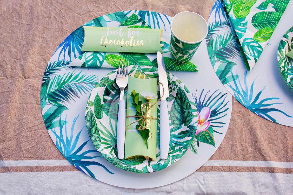 7tropical gartenparty sommerparty tischdekoration junglestyle lucinacucina lucinaslife urbanjungle