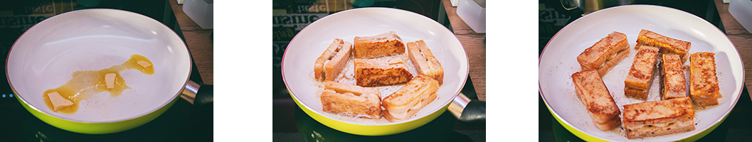 5lucina cucina french toast armer ritter mandelcreme mandelmus rezept