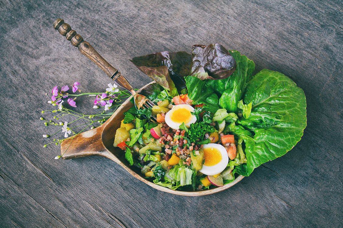 bauernsalat gartensalat lucinacucina