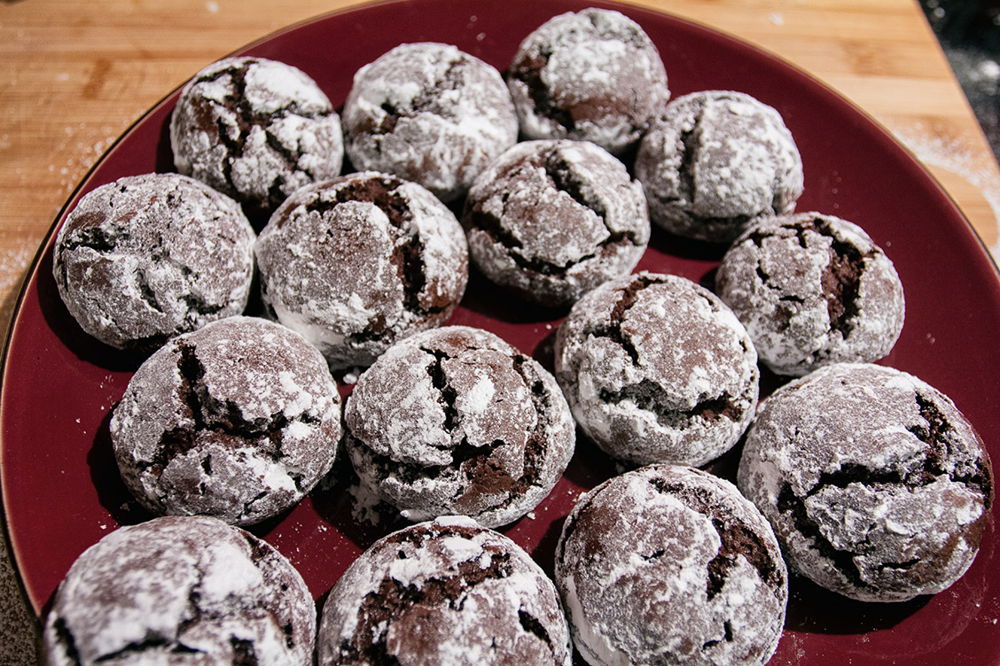 14 fertig schoko schnee kugeln